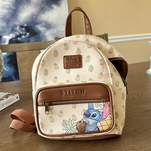 Stitch Pineapple Mini Backpack
